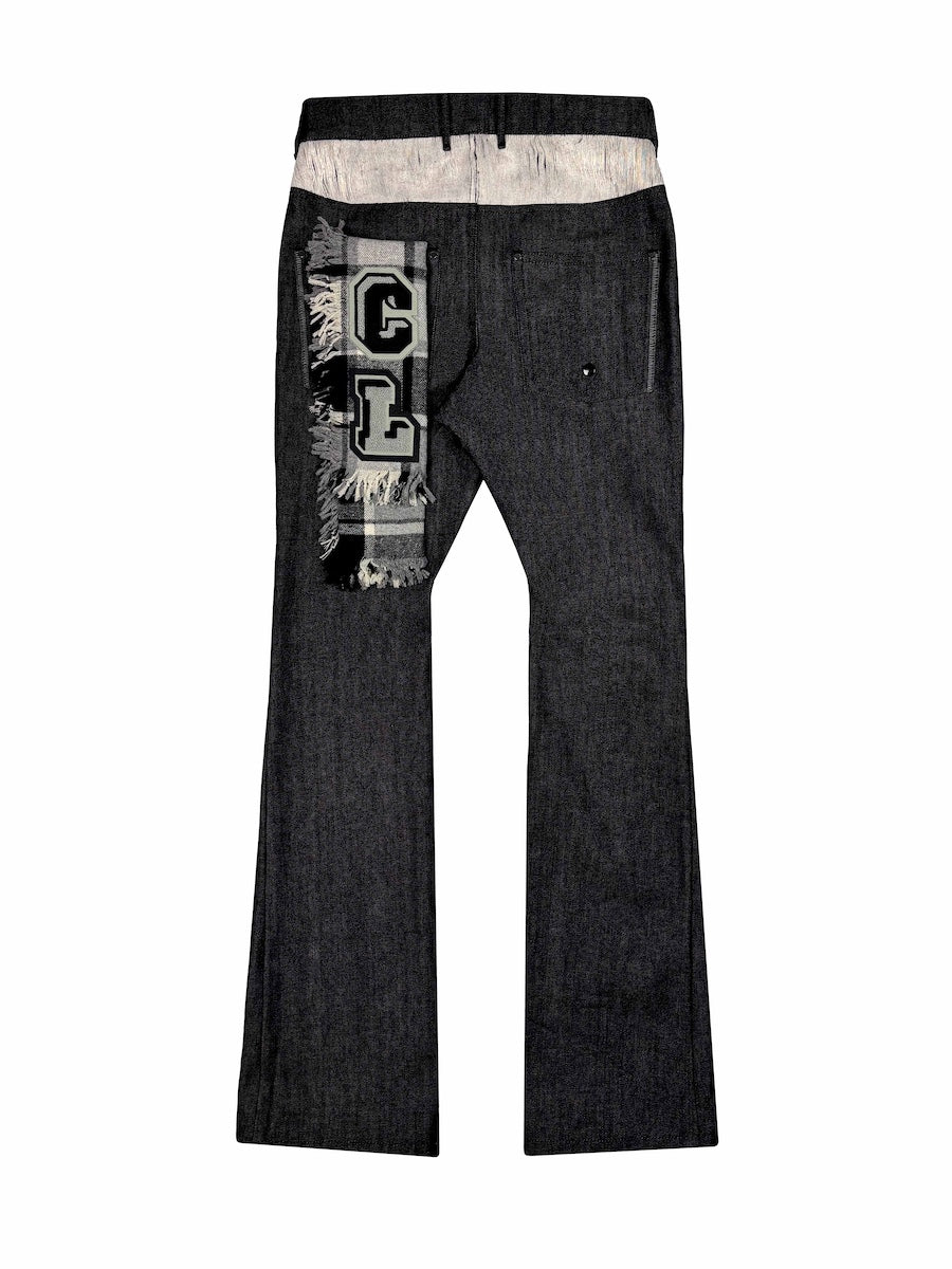 VARSITY SCARF JEANS