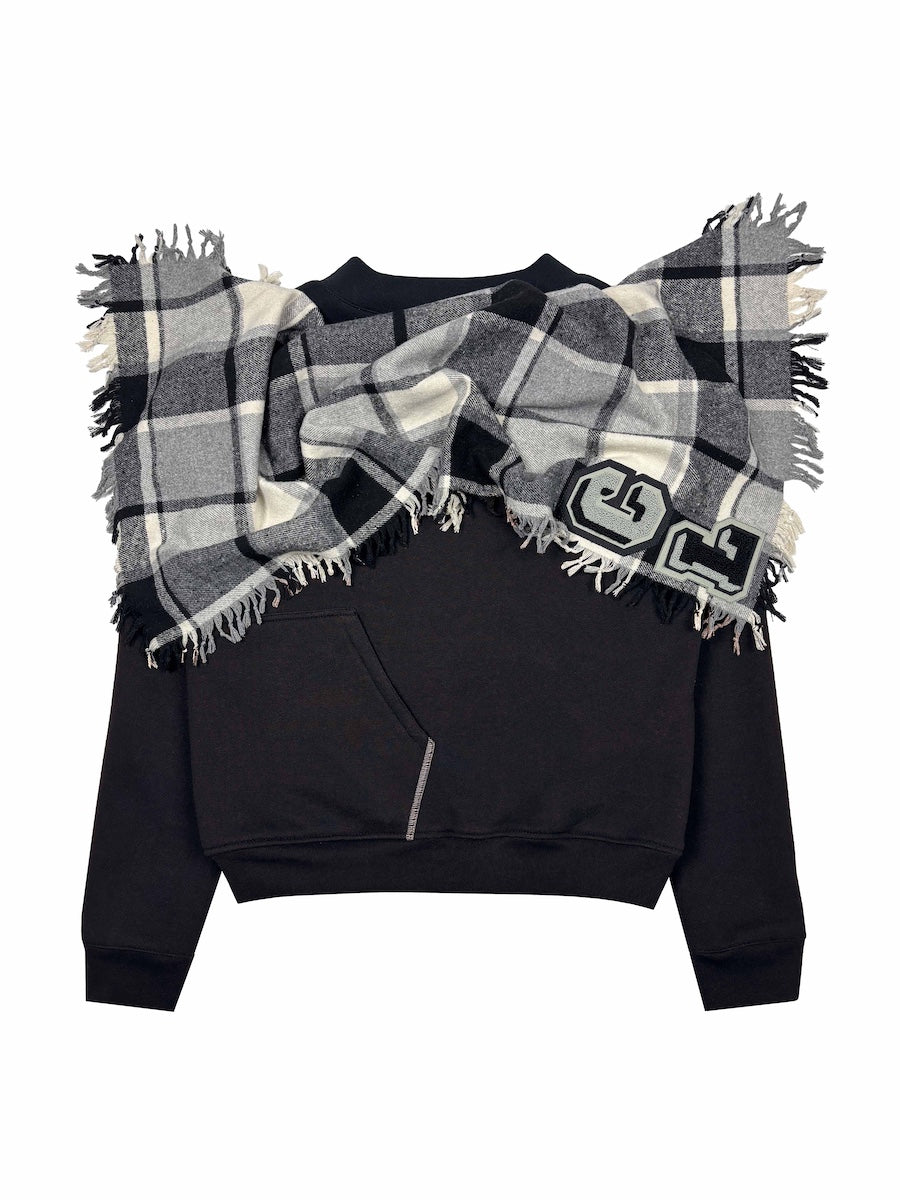 VARSITY SCARF CREWNECK