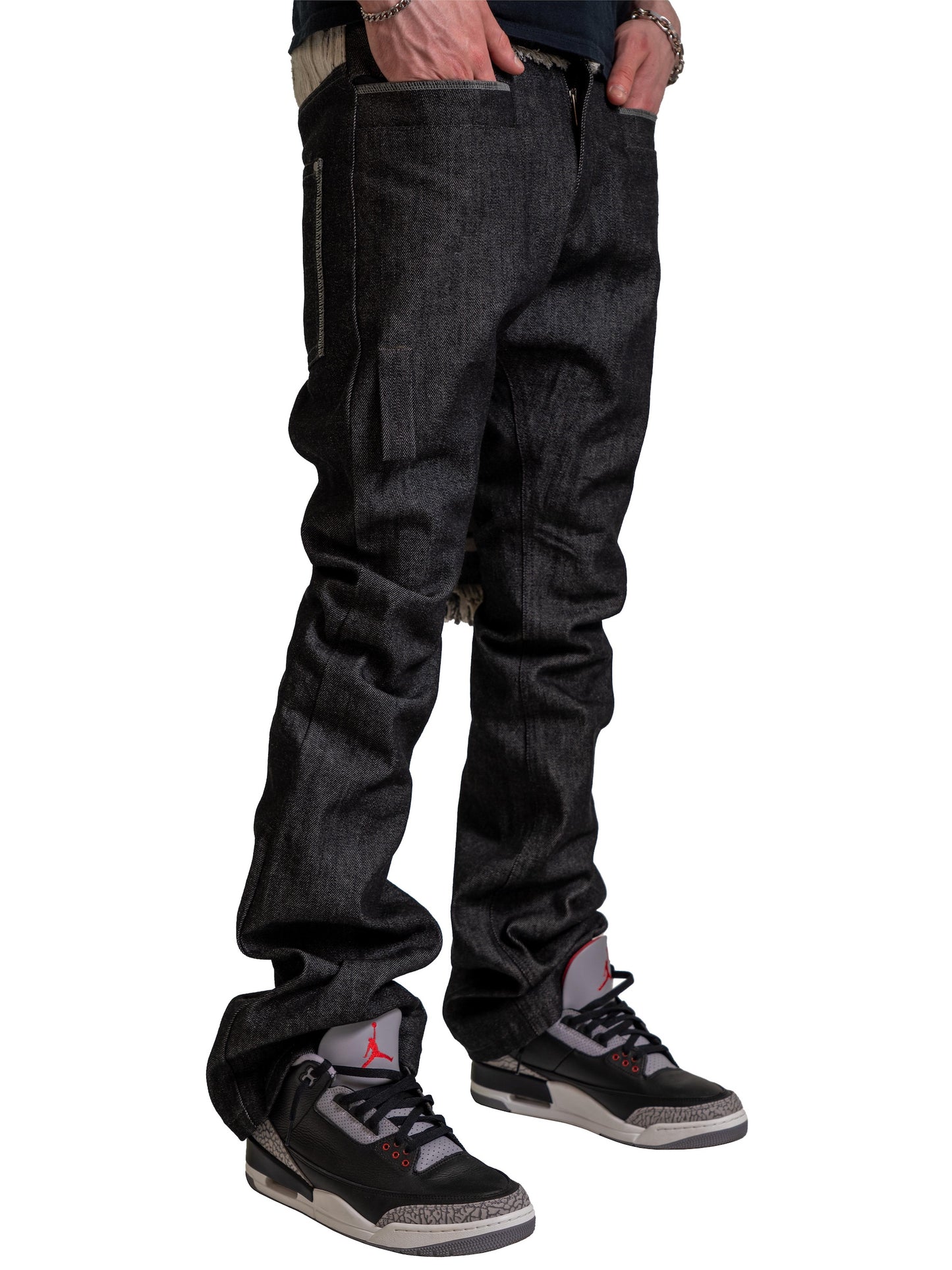 VARSITY SCARF JEANS
