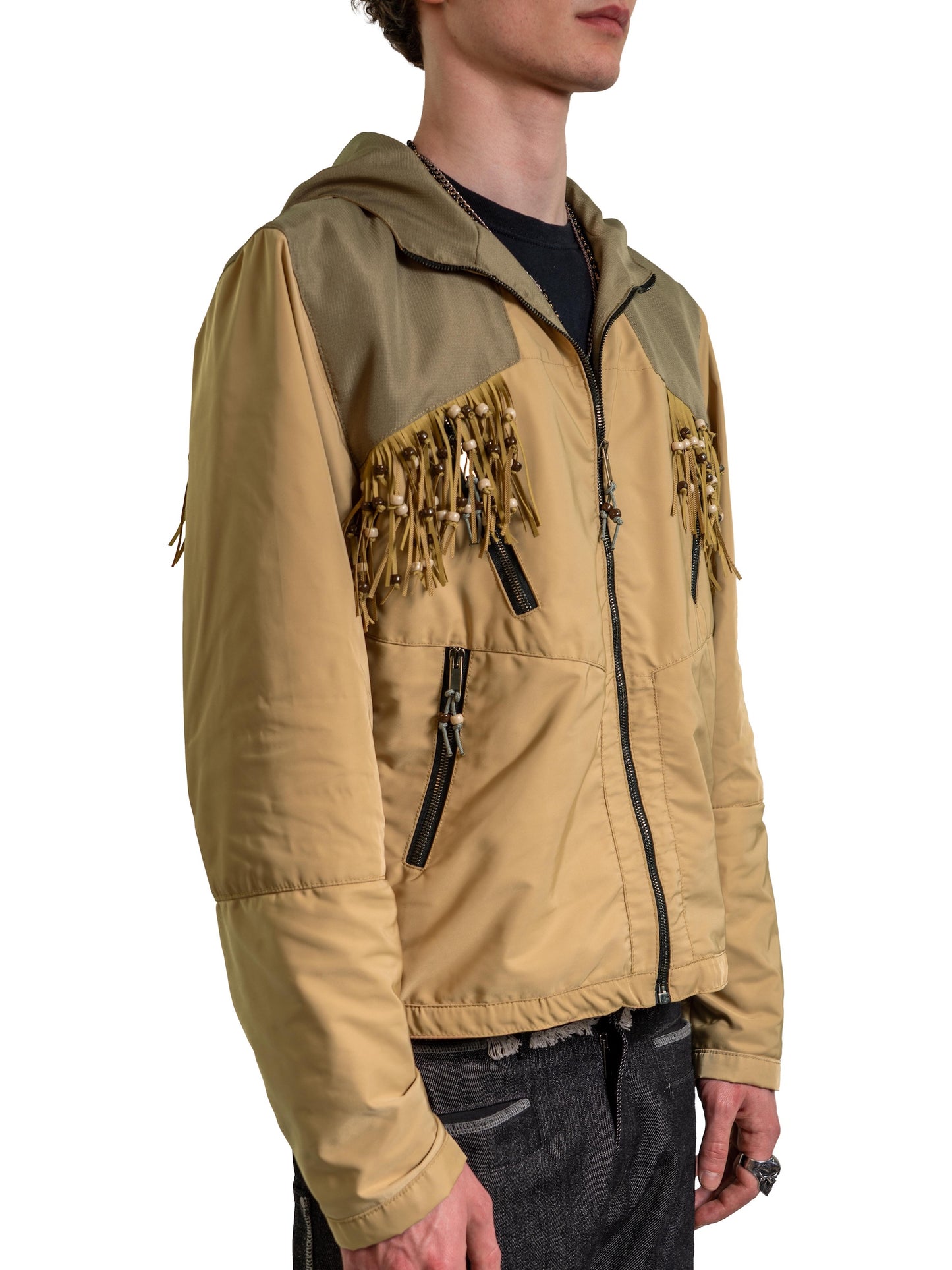 FRINGED WINDBREAKER