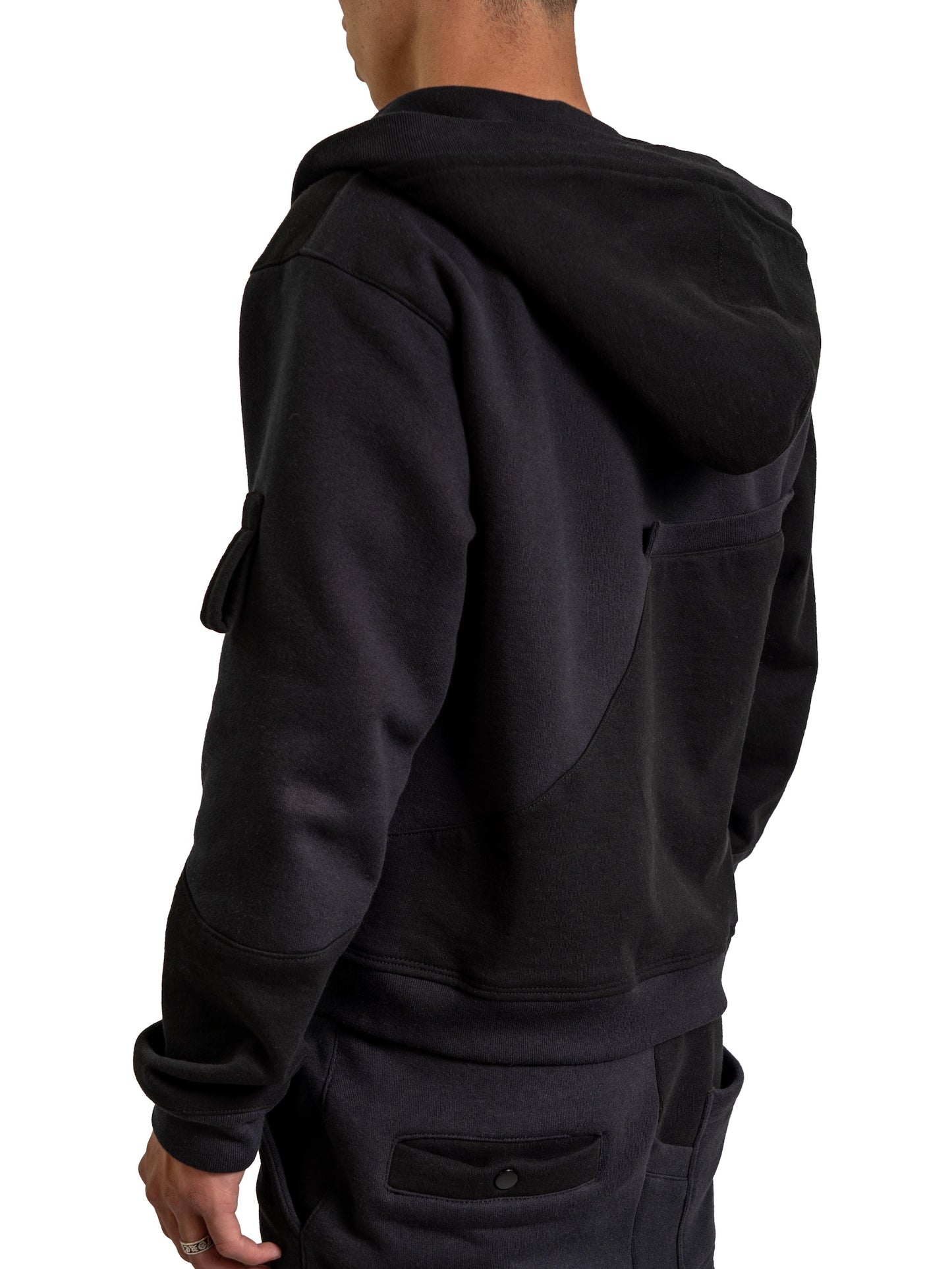 SECTION SPLIT ZIP-UP